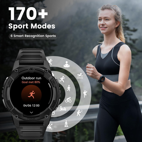 Reloj Inteligente Kospet Tank S2 Gps 5 Atm Impermeable Para