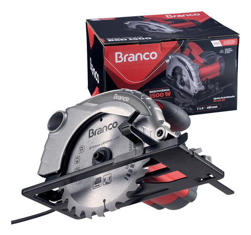 Serra Circular Bsd1500 127v 1500w Disco De 185mm Branco