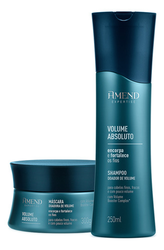 Kit Shampoo E Máscara Amend Expertise Volume Absoluto