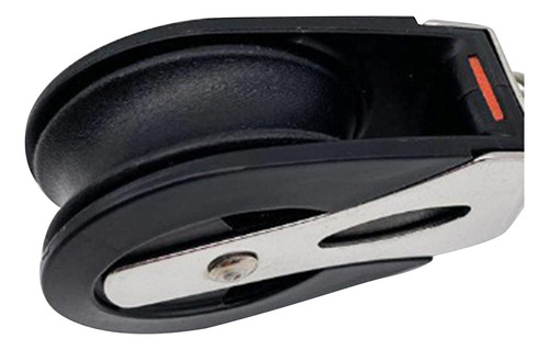 Cable Polea Rueda De Acero Inoxidable Nylon Compact Rojo