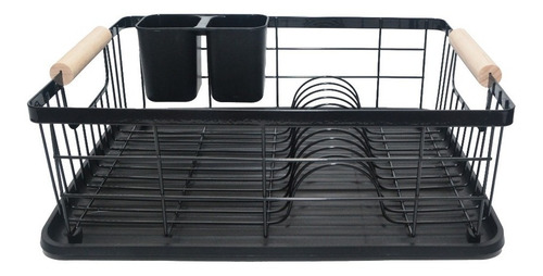 Imagen 4 de 9 de Escurreplatos Secaplatos Acero Pintado Bandeja Cubiertero