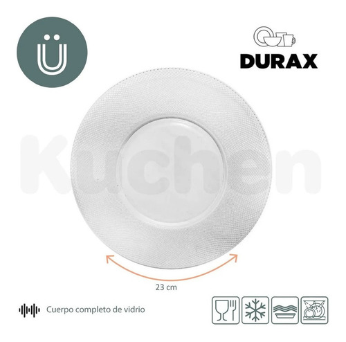 Imagen 3 de 10 de Vajilla Juego 24 Piezas Set De Platos Vasos Durax Cuotas