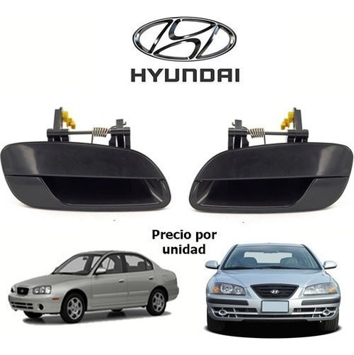 Manilla Externa Hyundai Elantra 2001-2011 Trasera Cada Una