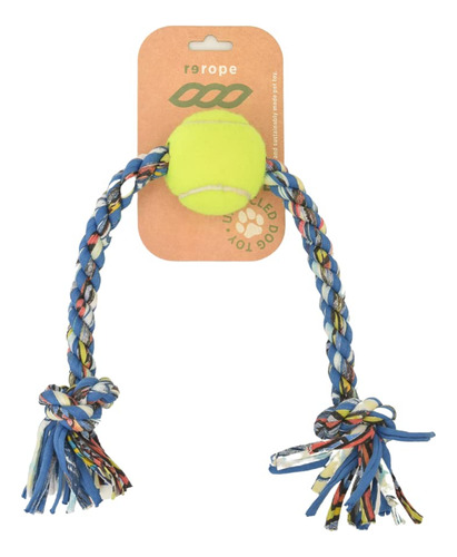 Rerope Ace Knotty Con Pelota De Tenis Reciclada, Mediana (r.