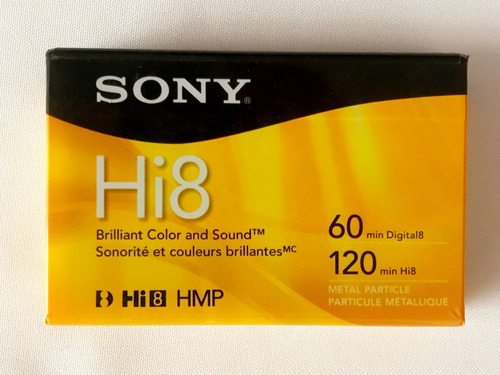 Cassette Para Videocamara Digital8 Hi8 Sony Hmp 60/120mins (Usado)