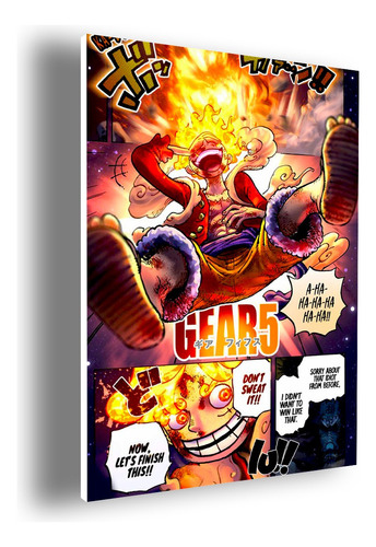 Cuadro Decorativo Luffy One Piece Gear 5