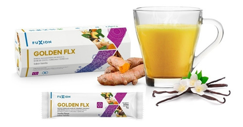 Golden Flx Fuxion 7 Sobres Dolor Articular Curcuma Jengibre