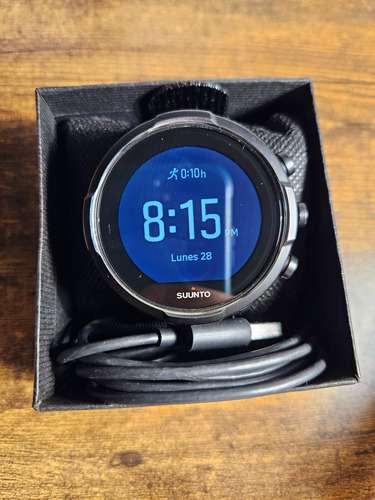 Suunto 9 Baro Titanium Reloj Gps Multideporte Premium Negro Negro Carbón Sport Negro Negro (Usado)