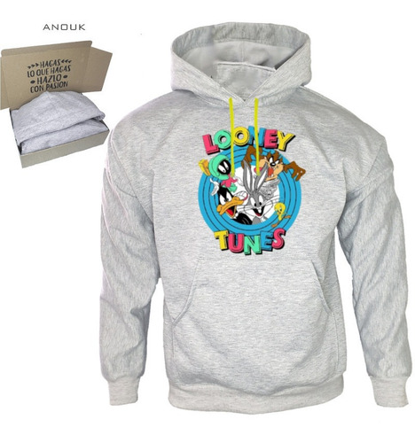 Buzo Hoodie Personalizado Saco Looney Tunes Estampado