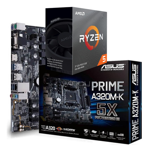 Combo Gamer Pc Amd Ryzen 5 5600g + A520 Martinez