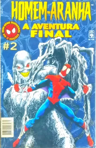 HQ Homem Aranha A Aventura Final Mini Série em 4 Edições