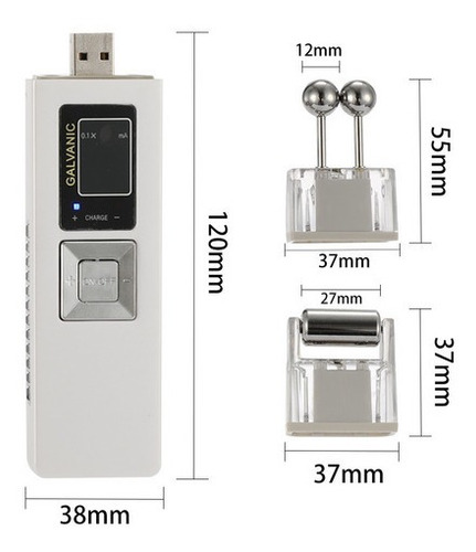 Mini Portable Galvanic Eyes Massage Usb Microcurrent Wrinkle