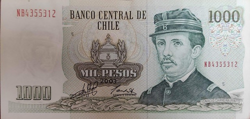 Billete Mil Pesos Chile S4 Cod-193852 2003