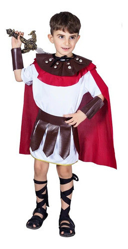 Disfraz De Gladiador Romano Para Niños Disfraz De Guerrero