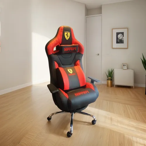 Silla Gamer Estilo Ferrari Oficina Trabajo Video Juegos Play