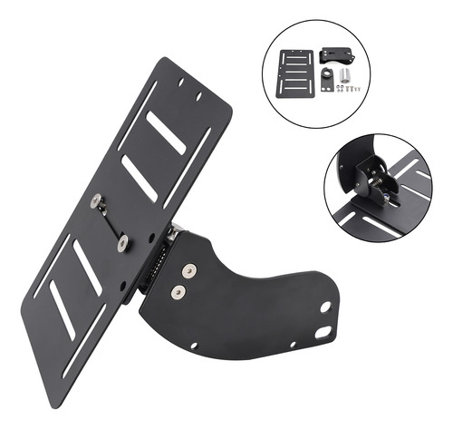 Soporte De Marco De Matrícula Para Softail/dyna 18-23