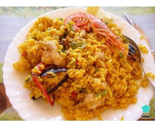 Condimento Con Azafrán Para Paella Sabater 5 Sobres 12 Gr