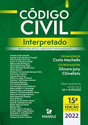 Libro Codigo Civil Interpretado 15ed 22 De Machado Costa Ma