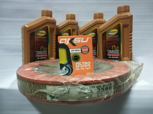 Combo Filtros + Aceite Mineral Venoco Corolla Avila Tercel