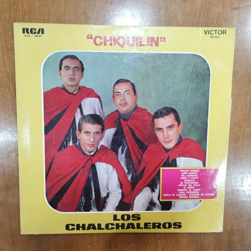Disco Vinilo Los Chalchaleros, Chiquilín, Rca