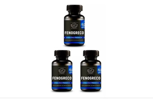 Fenogreco 3 Envase De 60 Cápsulas C/u +envio Gratis  