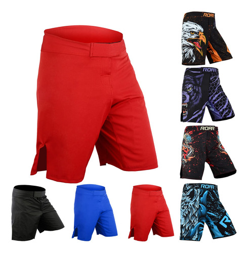 Roar Mma Boxeo Shorts Mixto Arte Marcial Muay Thai Bjj Grap.