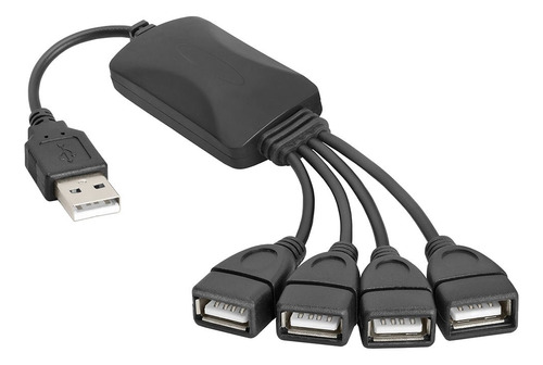 Cmple4-port Usb 2.0de Alta Velocidad Hub Usb Splitter, Unpow