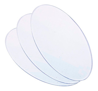 Elipse 73mm X 42mm Transparente/bases De Acrílico Transparente para Miniatures Oval 