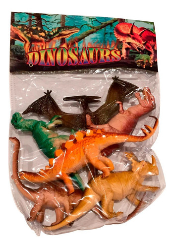 Set De Dinosaurios X6 Unidades En Bolsa Ploppy 360306