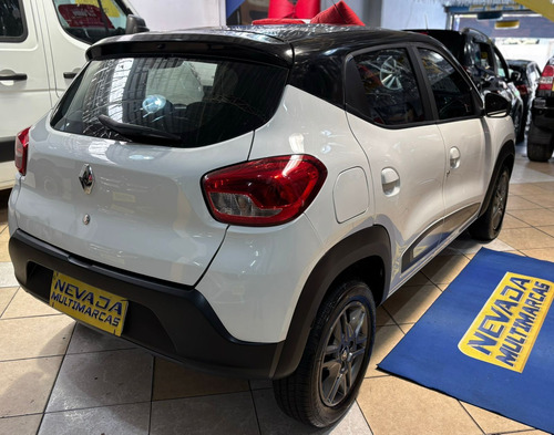 Renault Kwid 2019 1.0 Flex Intense Manual Completo Branco