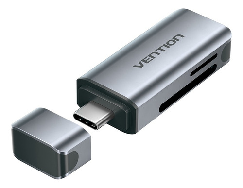 Leitor de cartões - 2 em 1 - USB-c 3.0 Sd Tf - Dual - Vention