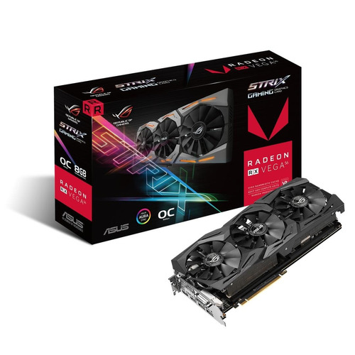 Tarjeta De Vídeo Asus Rog Radeon Rx Vega 56 Strix 