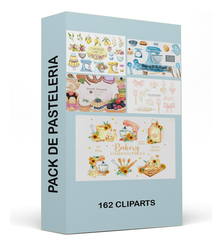 Pack Imagenes Clipart Png De Pasteleria