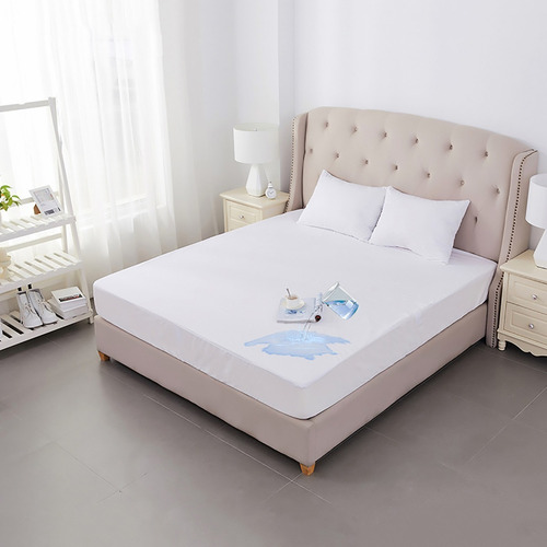 Imagen 2 de 10 de Cubre Colchón Impermeable King 203×198+36cm