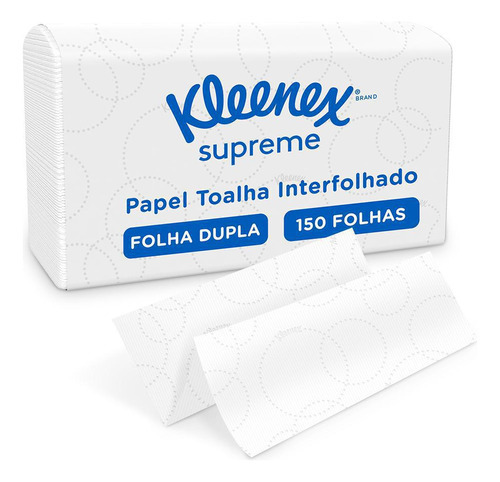 Papel Toalha Interfolhado Kleenex Supreme Folha Dupla - Ca