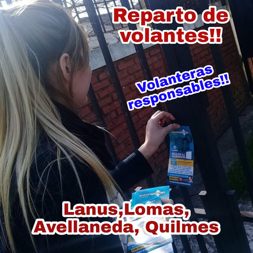 Volanteras Reparto De Volantes En Zona Sur 