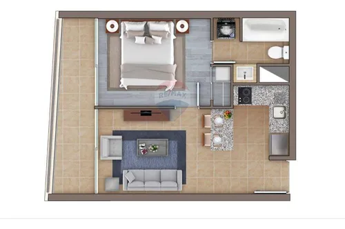 Arriendo Cómodo Dpto. 1 Dormitorio En Av. Ecuador