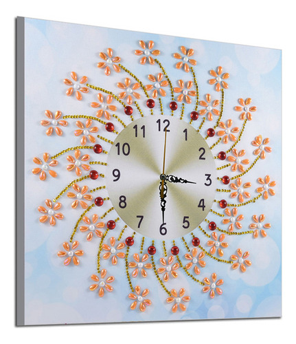 Reloj De Pared Q Clock Kits Con Pintura De Diamantes En 5d A