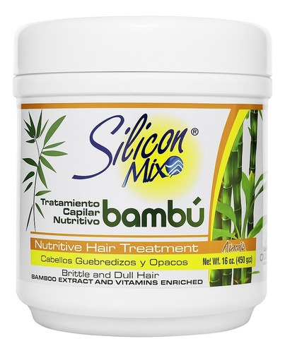 Máscara De Bambu Silicon Mix 450g Para Danificados