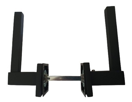 Imagen 4 de 6 de Manija Picaporte Doble Balancin Bronce Negro Ray Terra 18001