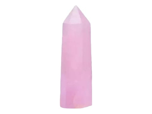 Obelisco Cuarzo Rosa Natural Reiki Punta Energy 10,5cm