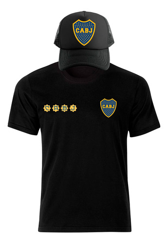 Combo Remera + Gorra - Boca Juniors