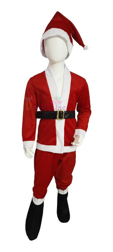 Disfraz Santa Claus Niño Navidad Traje Santa Clos Navideño