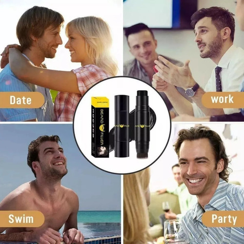 Ab Lápiz For Barba Pen Filler Enhancer Duradero, 1 Unidad