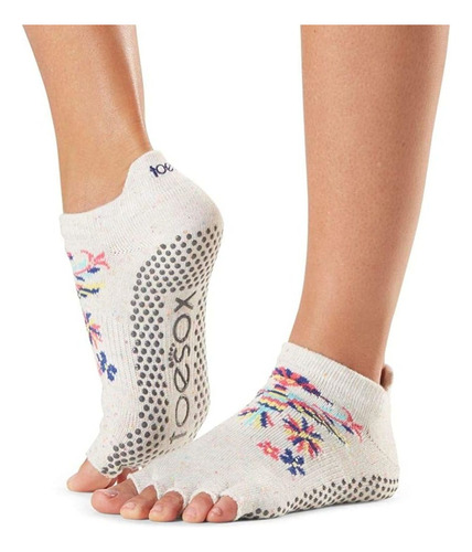 Toesox Grip Pilates Barre Calcetines - Antideslizante Elle P