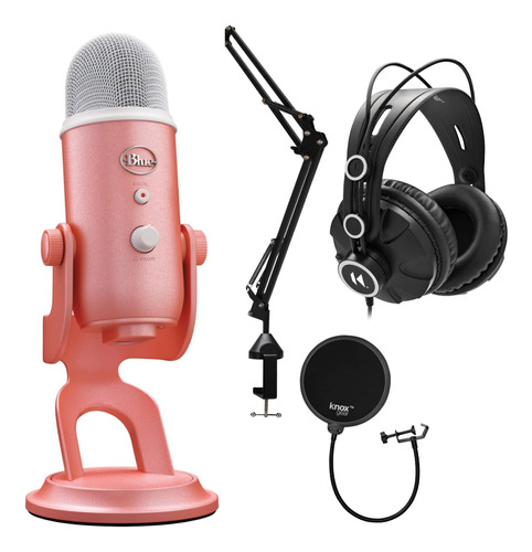 Micrófonos Azules Yeti Usb Microphone Colección Aurora (rosa