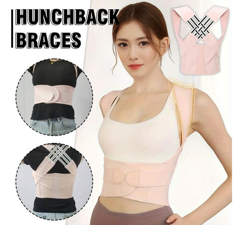 Corrector De Postura Ajustable Y Transpirable Para Mujeres Y