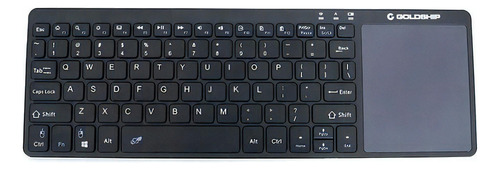 Teclado Smart Tv Goldship Com Touchpad Integrator Tc-1566 Cor de teclado Preto Idioma Português Brasil
