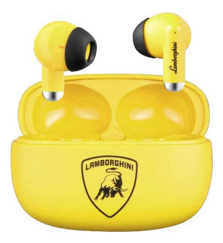 Auriculares Inalambricos Lamborghini Bluetooth J230 Tws Bud Color Amarillo