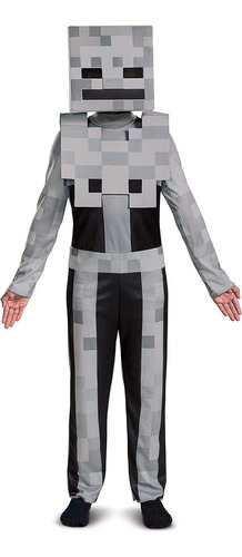 Disfraz De Esqueleto De Minecraft Para Niños, Traje De Perso